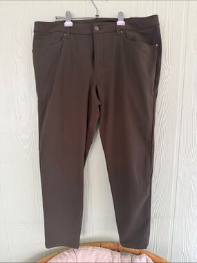 Lululemon ABC 5-pocket Slim Fit Pants - Dark Green